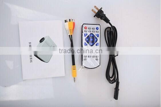 High Quality X9 MiNi LCD Projector with LED Lamp 800*480p 1000lumens 1500:1 MiNi LED Projector for Home Use Projector