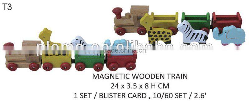 MAGNETIC WOODEN TRAIN