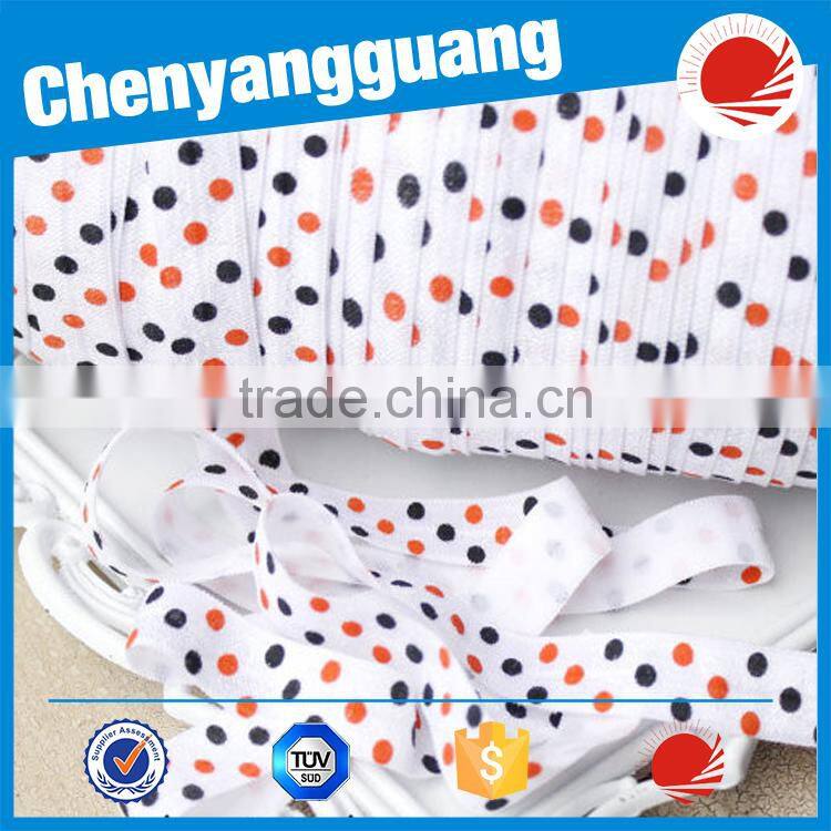 2017 New Design CYG Flat Customized Printed Elastic Webbing