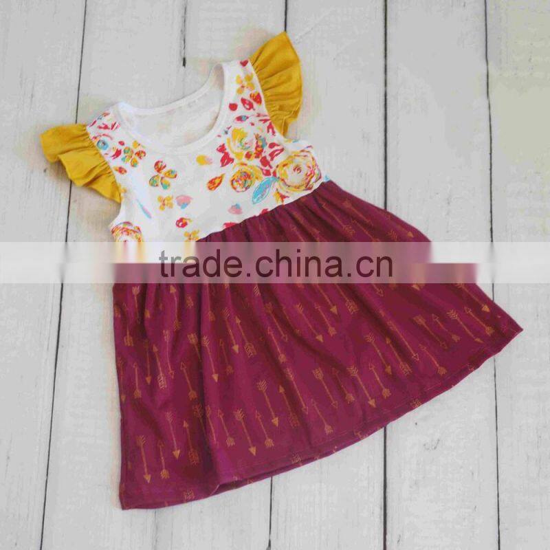 New products fitted comfortable prince and princess print dress