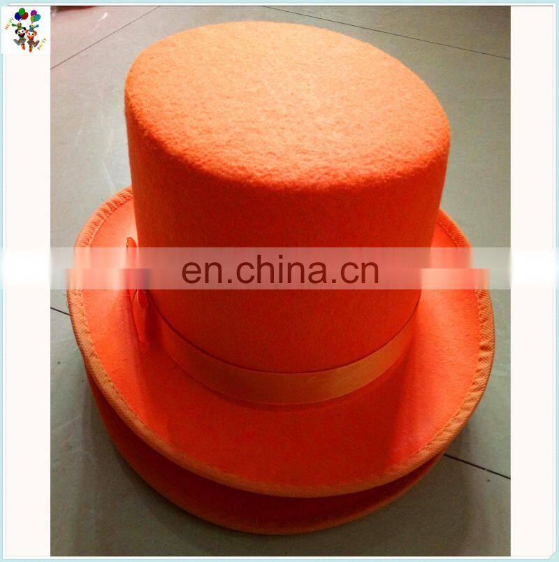 Cheap Felt Adult Orange Tuxedo Costume Party Hats HPC-0283