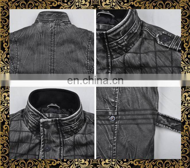 2015 new model designer pakistan leather jacket