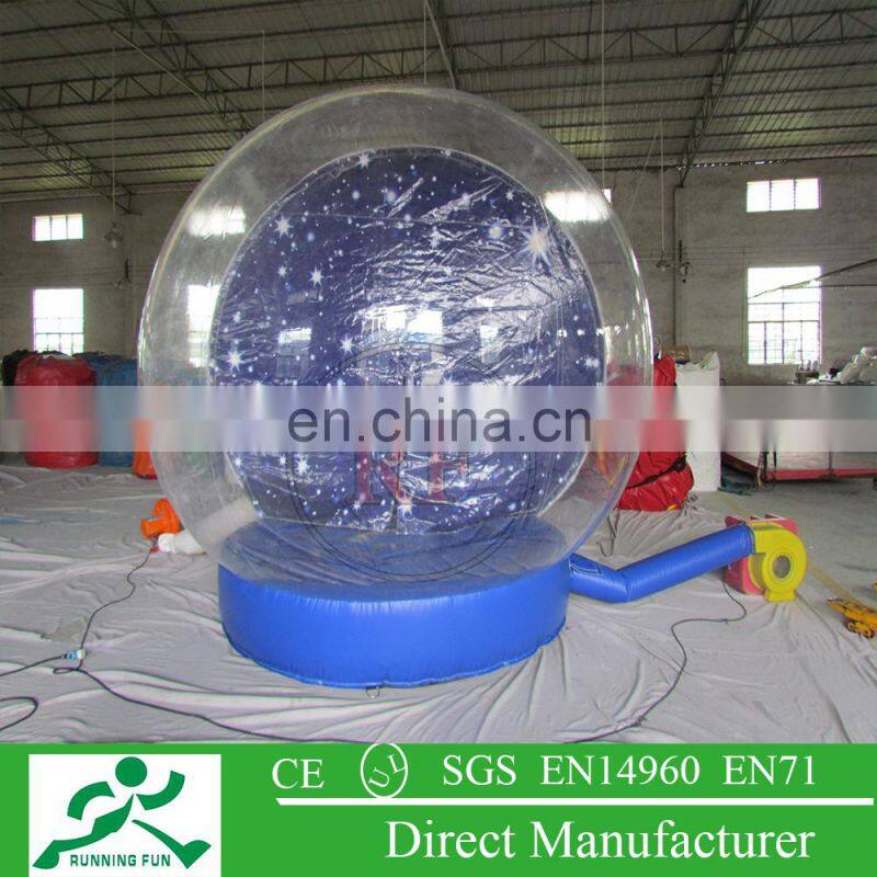 inflatable christmas ornaments snow ball,inflatable snow advertising ball for sale ICM-10