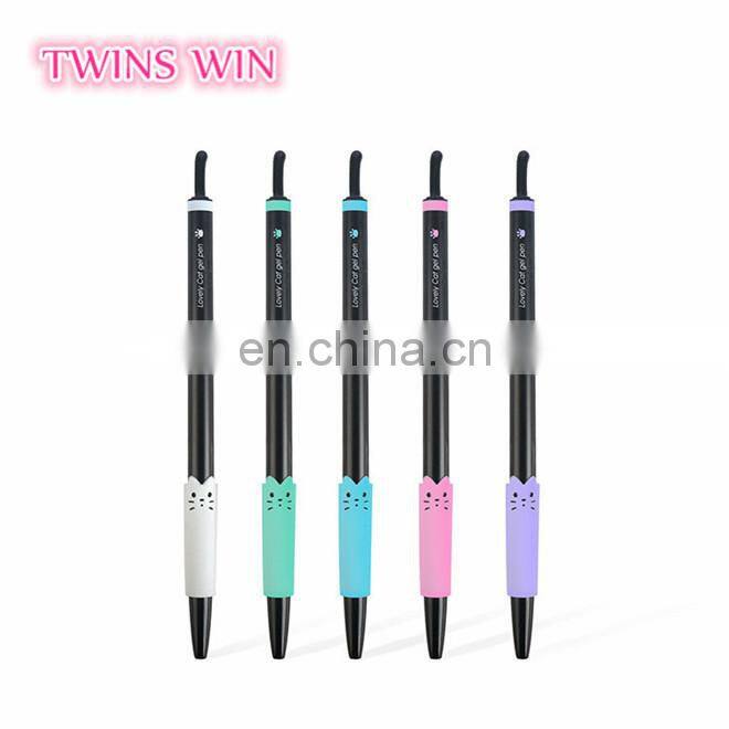 2018 popular japanese Advertising school stationery items list promotional best quality plastic gel ink pens personalized