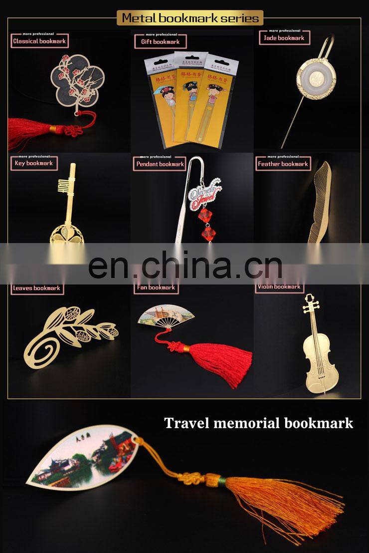 shiny jewel bookmark metal bookmark