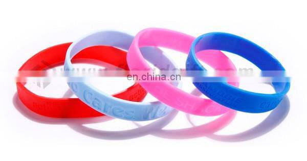 No minimum order personalized cheapest blank silicone bracelets