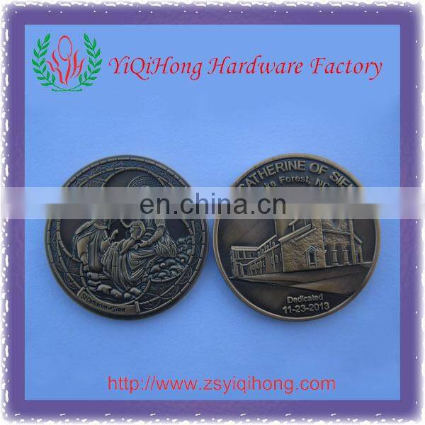 US die struck enamel metal challenge coin