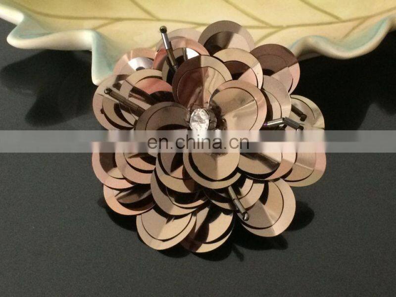 Wholesale Customized Pearl Rhinestone Sequin Flower Patches