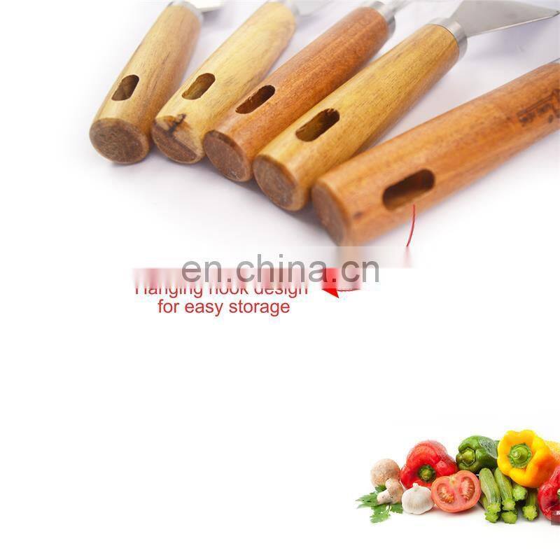 19 PCS Kitchen Accessories with Acacia Wood Handle Kitchen Gadget Set