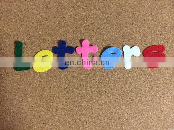 Die Cut Felt letter with iron on adhesive - Many colours available - 2 Inches (5cm) Tall. Choose your letters or numbers