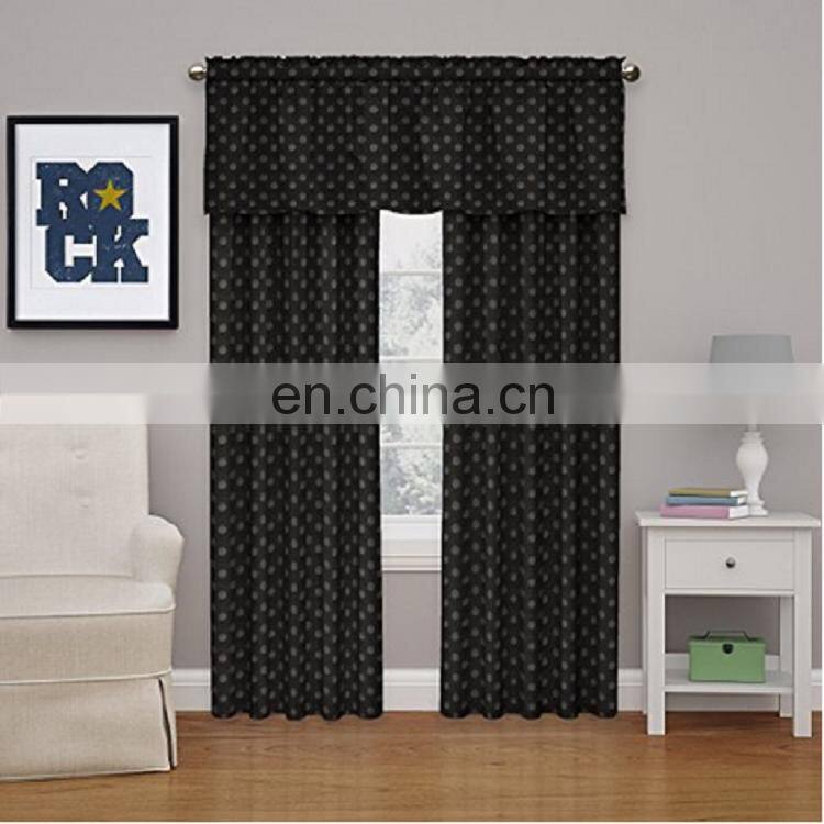 Top Quality wholesale finished curtains with valance manufactured in China