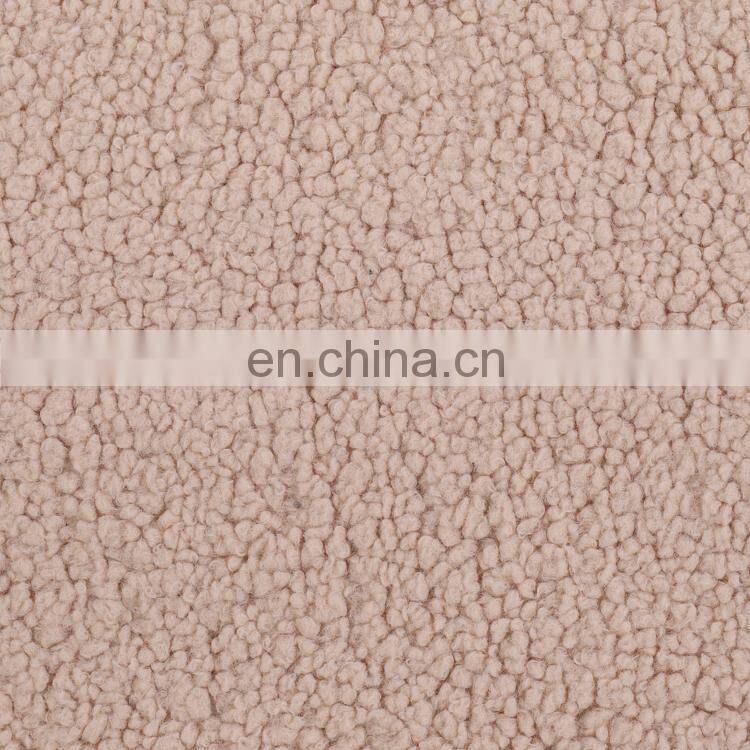 Diamond embossed faux rabbit fur fabric for blanket throw cushion