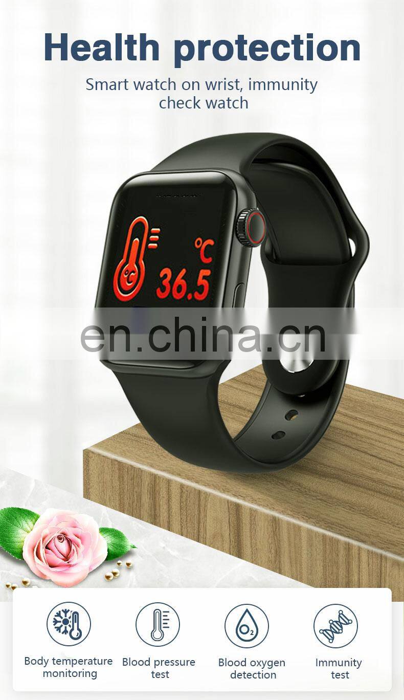 2020 Newest Products body temperature smart watch bracelet waterproof man relojes inteligentes bluetooth smartwatch sport band