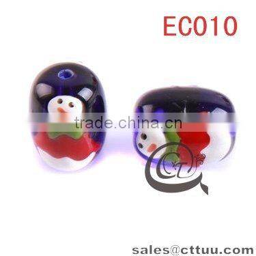 Hot selling crystal glass beads wholesale EC010(Chrismas Gift)