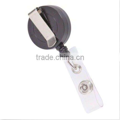 Retractable Card Holder 3Pcs ID Badge Conference Guess Card Key Reel Roller Clip