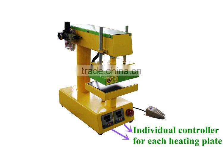 USA Best Price Dual Heating Plates pneumatic heat rosin press