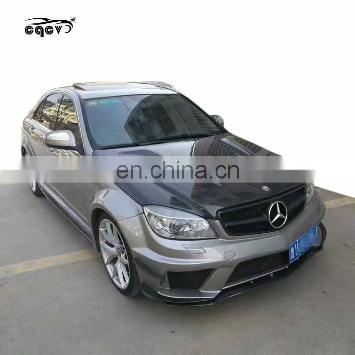 High quality PP material A&MG style body kit for Mercedes Benz old C-CLASS w204 front bumper rear bumper and side skirts
