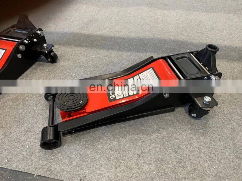 3 ton low profile hydraulic car jack quick lift CE standard with Dual Pump