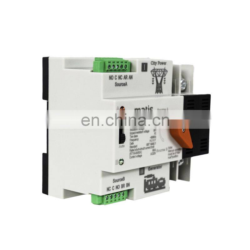 2021 hot selling 50/60HZ solar apartment automatic transfer switch for generator