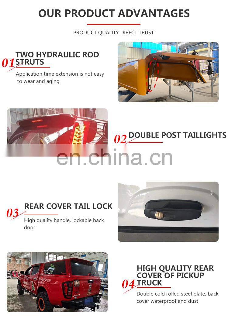 Suitable for tacoma hilux f150dmax pickup truck back cover flat top modified trunk cover tail trunk awning