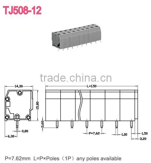PCB Spring terminal blocks