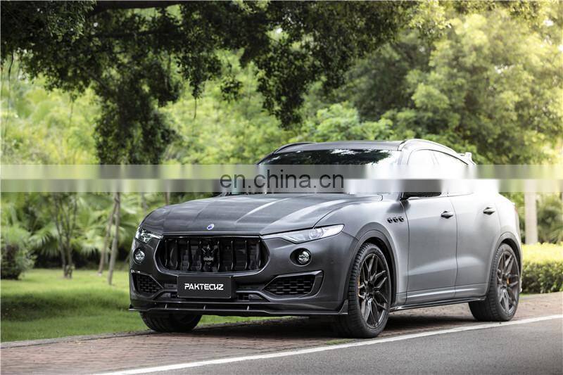 Runde Top Ranking For Maserati Levante Real Carbon Fiber Body Kit Front Lip Rear Diffuser Spoiler Middle Wing