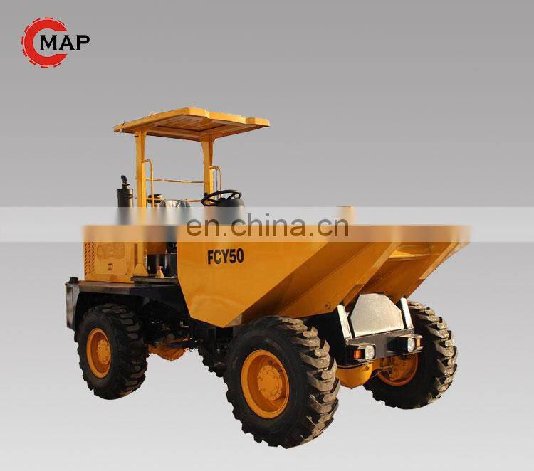 China Factory Good Condition Articulated 5 ton Dump Truck For Sale Concrete mixer dumper cement dumper
