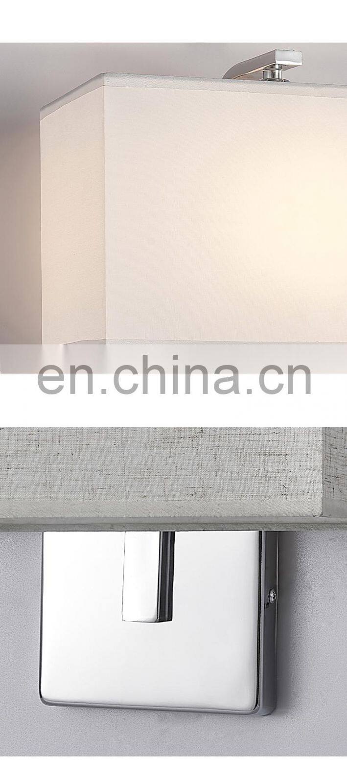 Modern Simplicity Square E27 Indoor Living Room Hotel Bracket Light USB Chargeable Sconces LED Exterior Wall Lamp