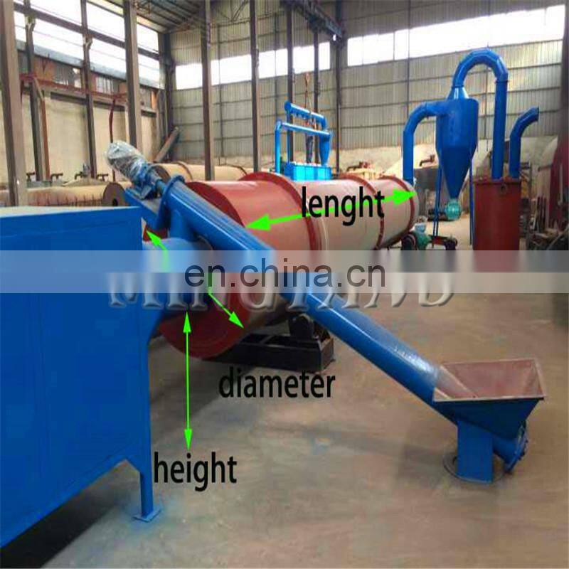 China Used Industrial Biomass Rotary Dryer Dreg Chromite Slag Rotating Rotary Drum Drier Dryer Machinery