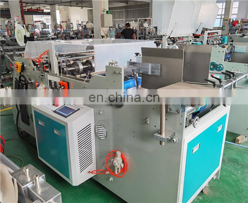 HBM800 Automatic disposable snack hotdog kraft Paper Box making machine, recycle fast food pizza packing box forming equipment