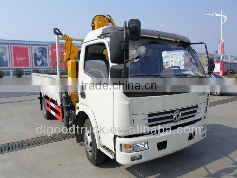 Dongfeng truck mounted crane 3.2Tons for sale