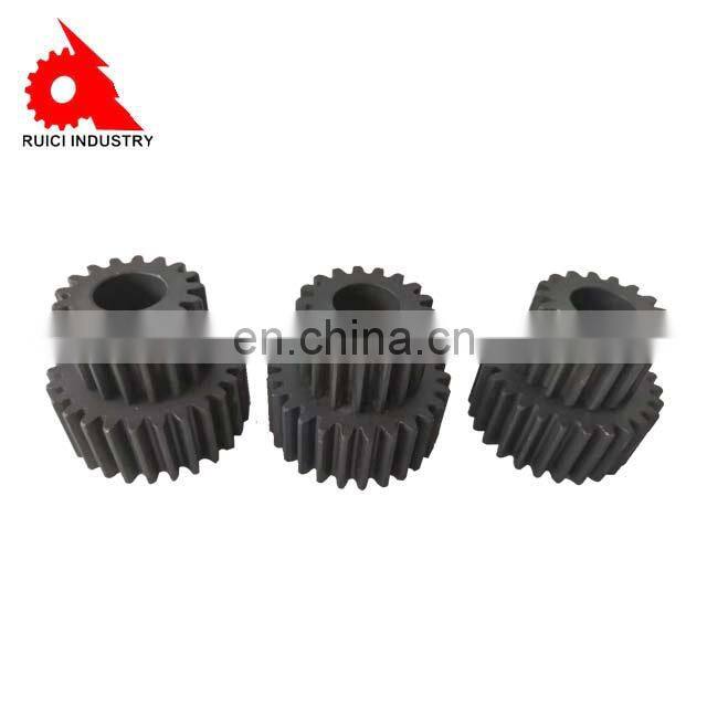 Small stainless steel metal double spur gear