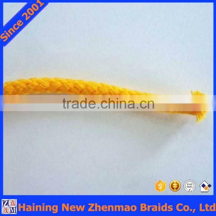 China supplier 4/5/6/7mm braided cotton cord/rope