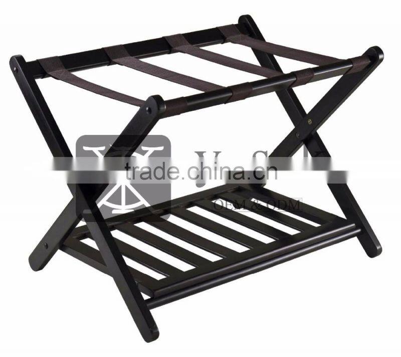 LG-041 Hotel Room Solid Wood Luggage Racks