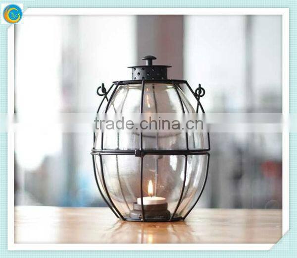 iron lantern -modern decorative accessories