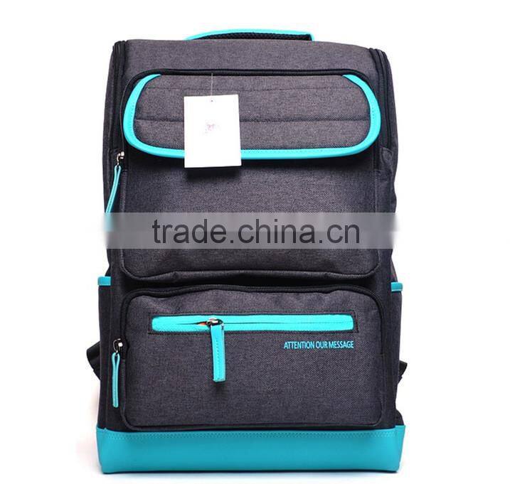 canvas school backpack laptop backpack 600D backpack Europe korea fashion backpack
