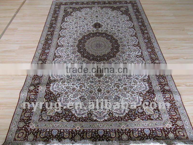 floral silk carpet 300lines pure silk carpet high quality carpet for church