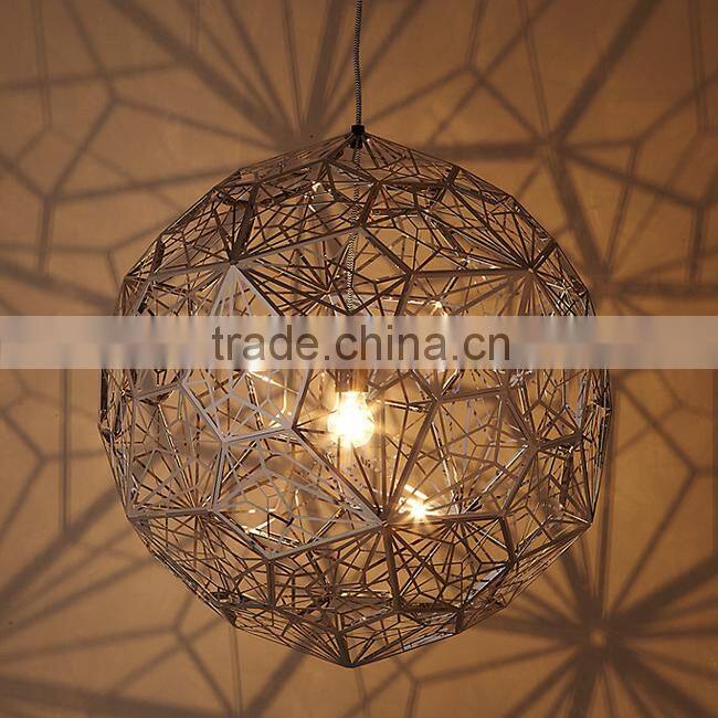 Modern Stainless Stell Pendant Spart Ball Chandeliers Chrom LED Pendant light