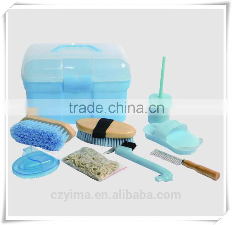 plastic horse hoof pick with brush for cleaning