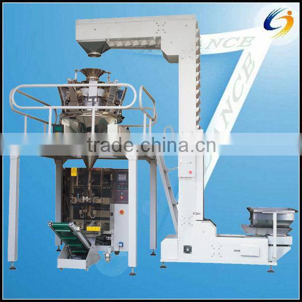10-1000g ten heads automatic food weighing and packing machine for nut fruits