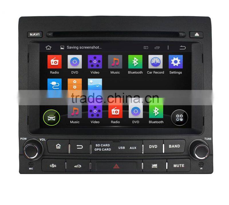 Android 4.4 single din car dvd player for Peugeot 405 with SWC Mirror link IPOD GPS