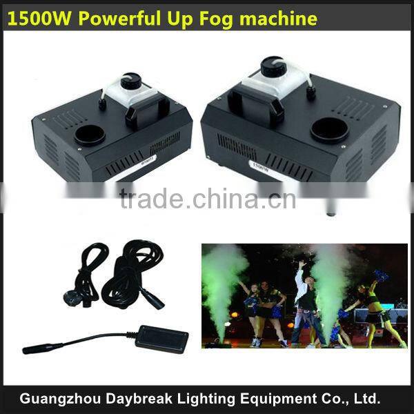 Powerful 1500w up fog machine