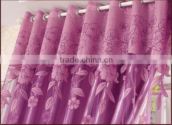 2015 burnt-out curtain curtain fabric for window