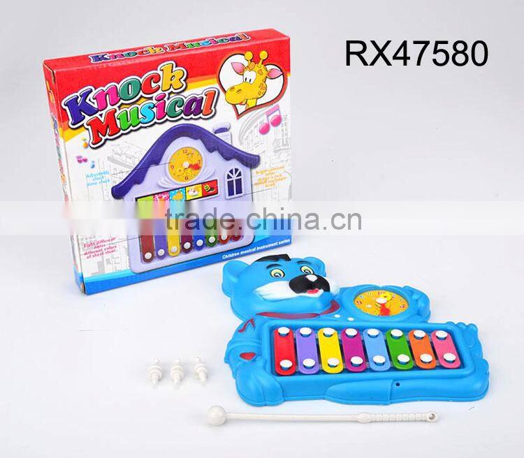 Educational kid musical instruments knock on piano toys