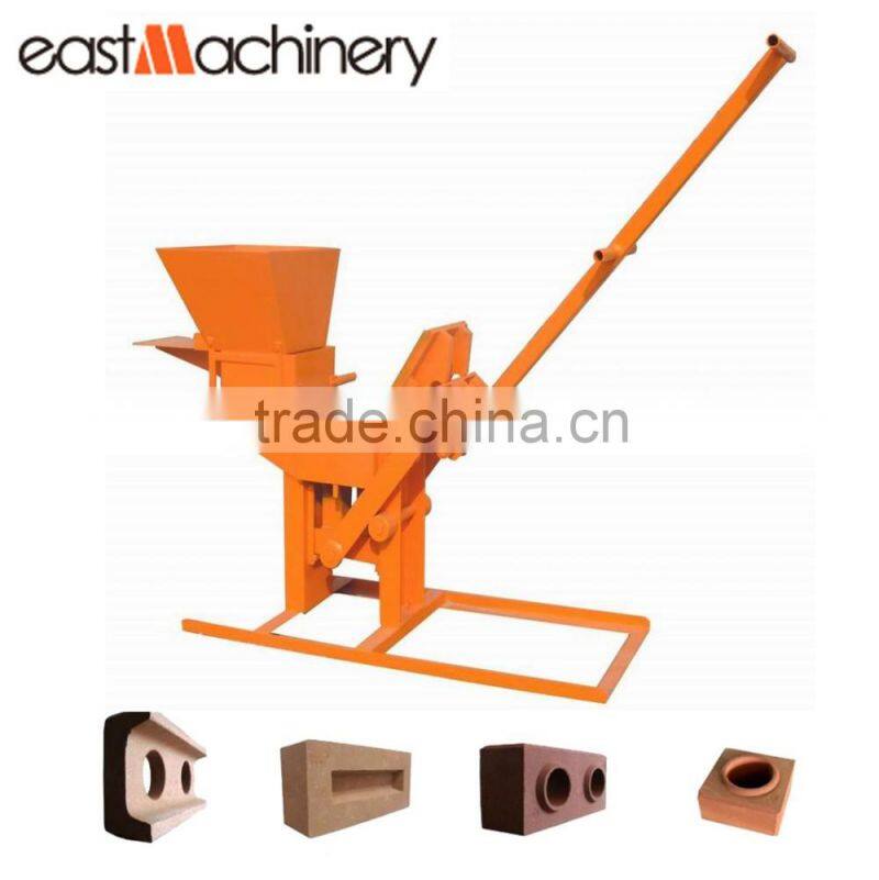Small scale portable mud interlocking block machine clay brick making machine price