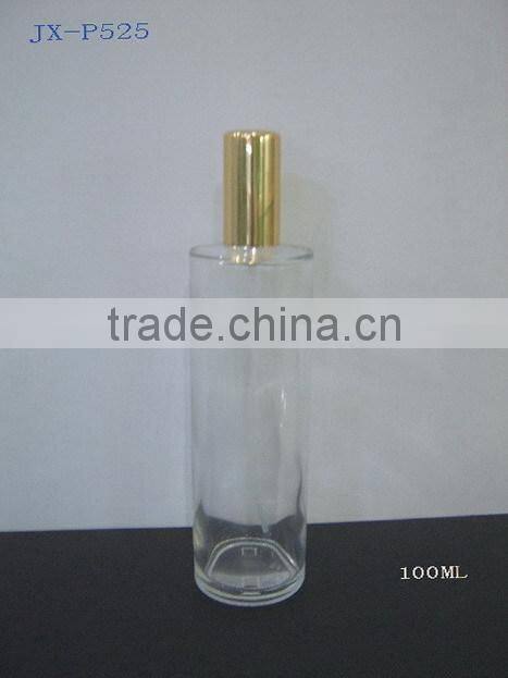 100ml glass perfume bottle with aluminum cap