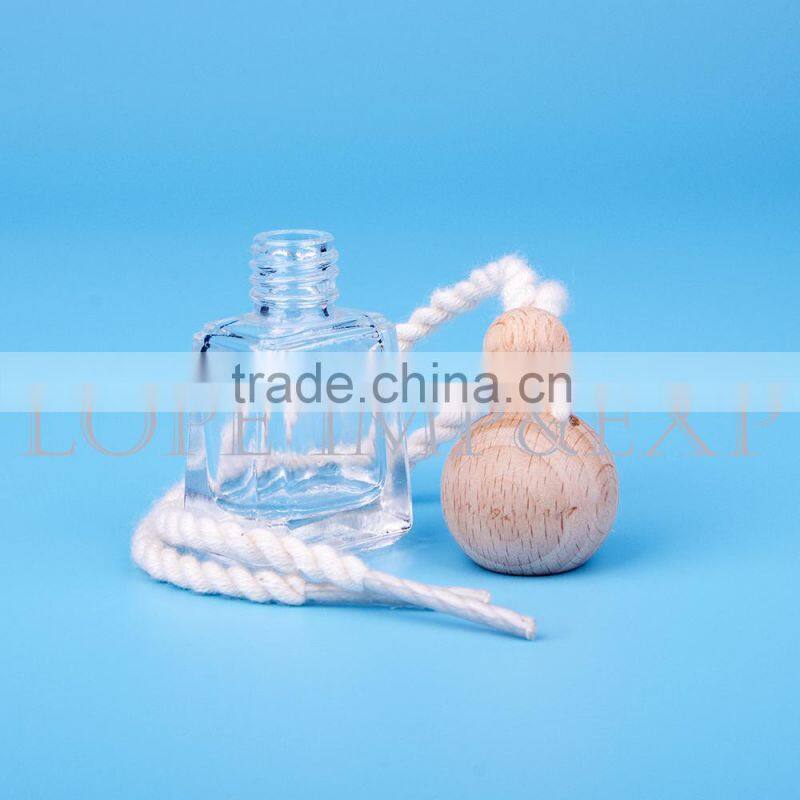 7ml Trapezium Empty Hanging Car Perfume Bottle