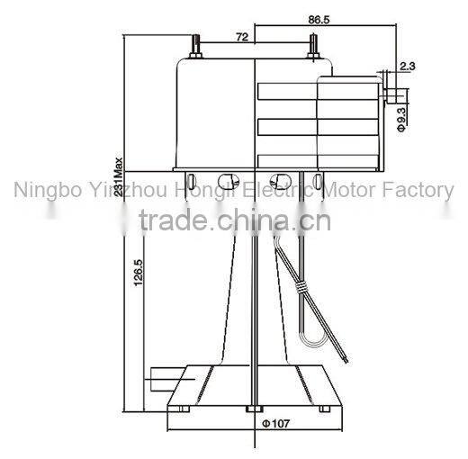 9W air condition water cooler pump