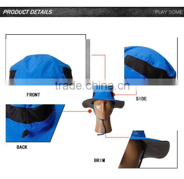 Best selling fishing caps made in china wholesale bucket hat with string
