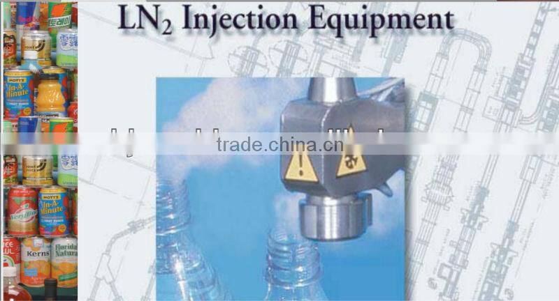 Liquid nitrogen injector for beverage